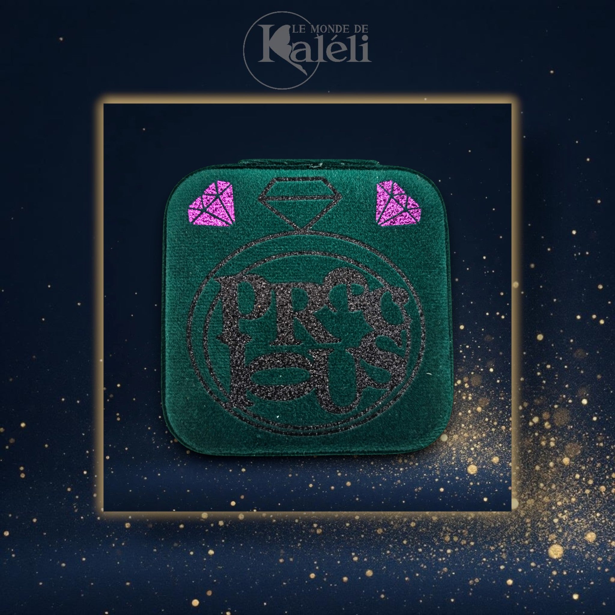 Boîte à bijoux velours "Precious"