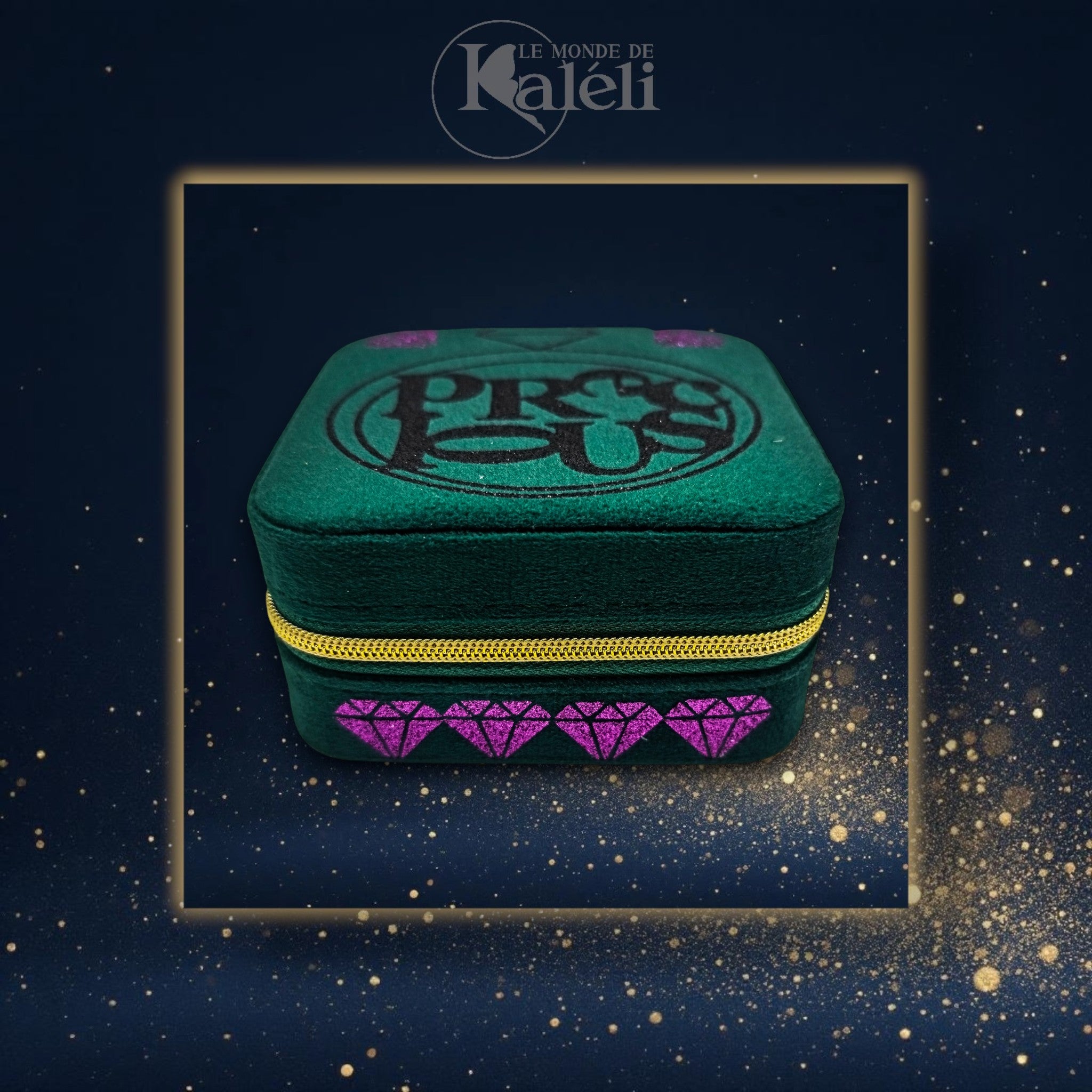 Boîte à bijoux velours "Precious"